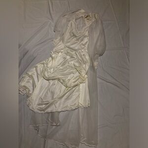 Victoria’s Secret gold label vintage chemise and lace overlay set EUC